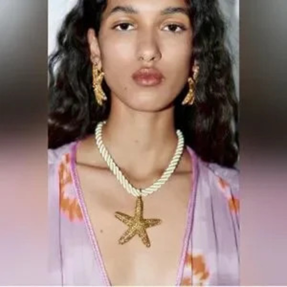 Starfish necklace ?N144